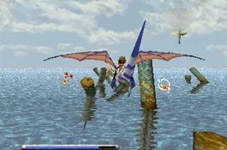 une photo d'Ã©cran de Panzer Dragoon sur Sega Saturn